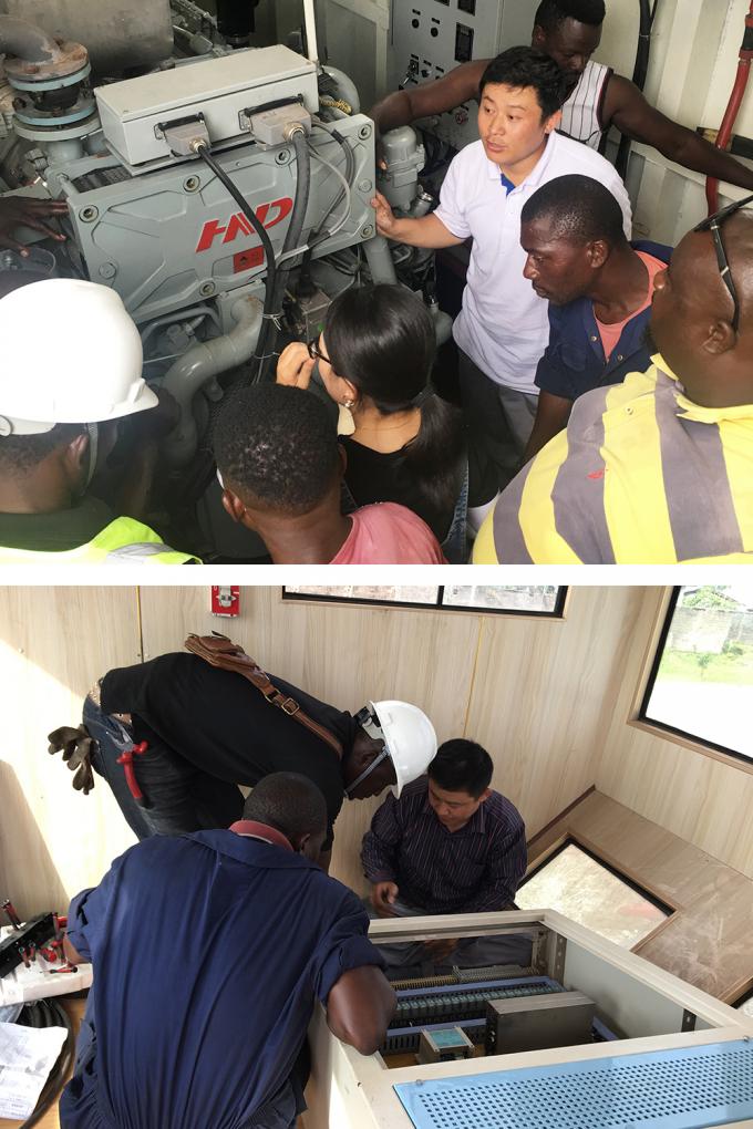 Engineers providing 浚渫船 training