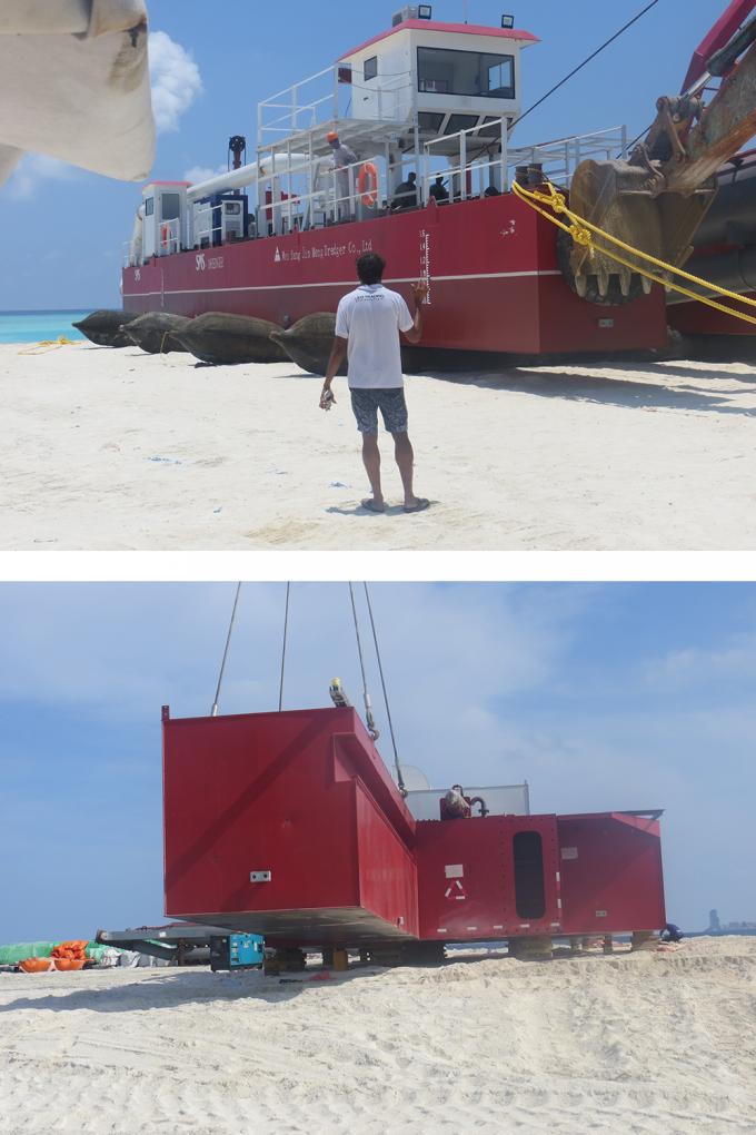 浚渫船 ship installation process