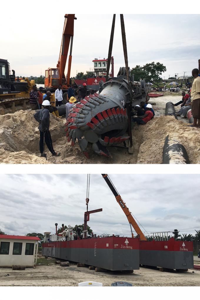 浚渫船 installation process