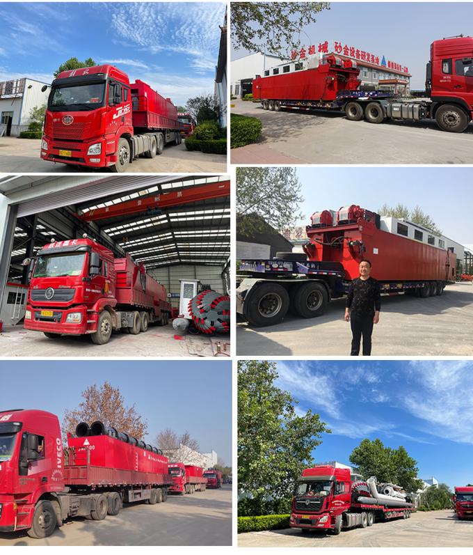 浚渫船 transportation by truck