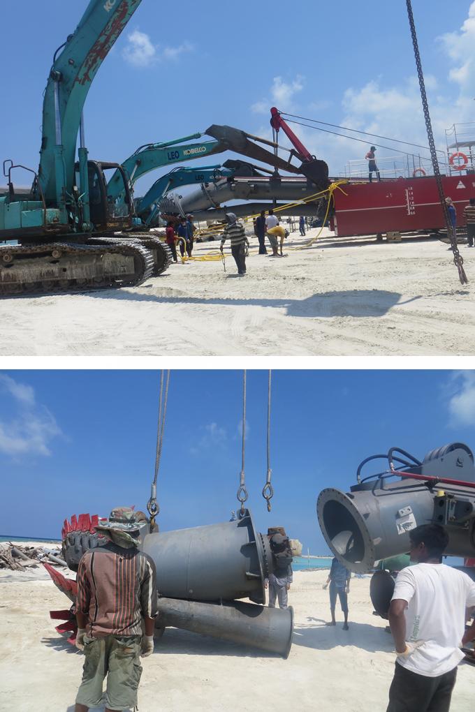 浚渫船 installation and training