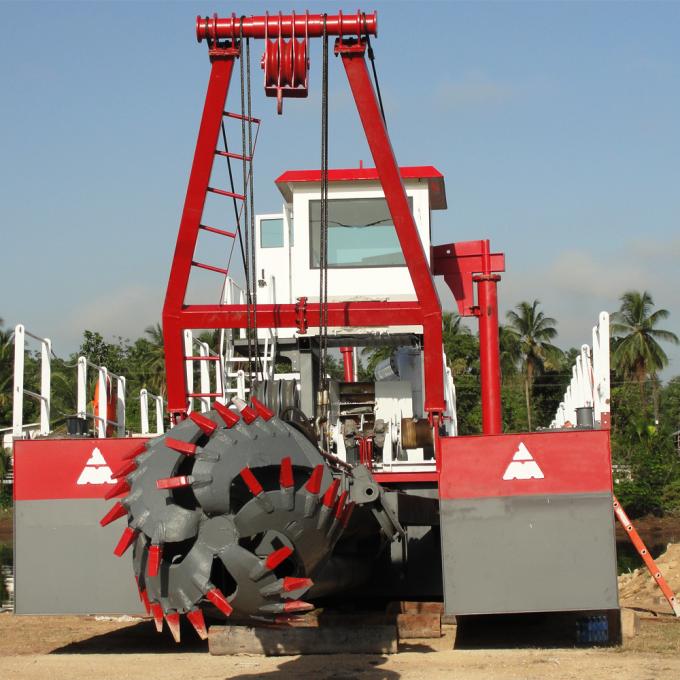 JMD350 River small 浚渫船 machine working detail