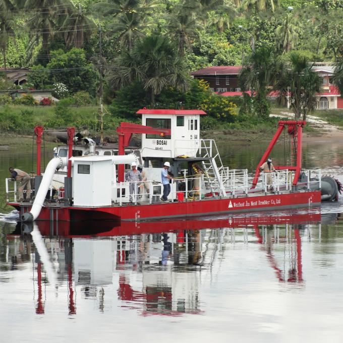 JMD250 River Small Cleaning 浚渫船 operation