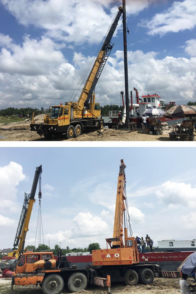 浚渫船 installation and assembly process