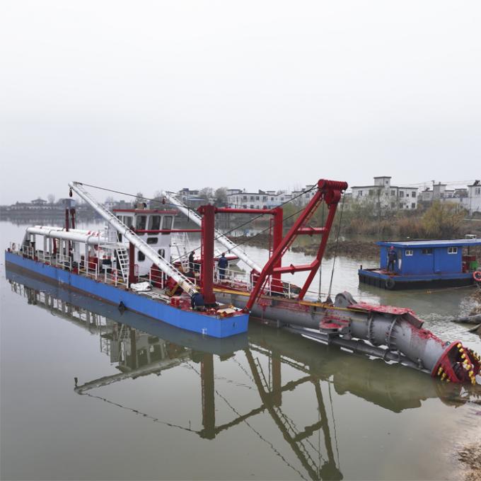JMD450 18inch Cutter Head River Sea 浚渫船 Machine working on site