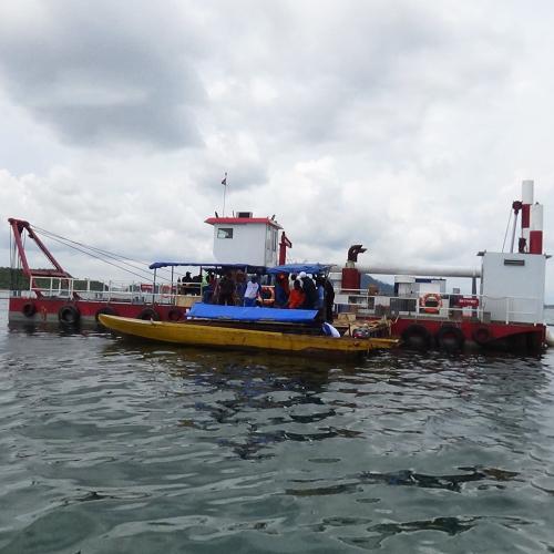 JMD450 浚渫船 in Operation