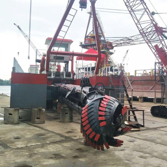 浚渫船 installation process