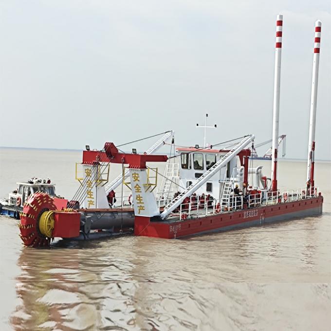 JMD650 26inch bucket wheel 浚渫船 working at site