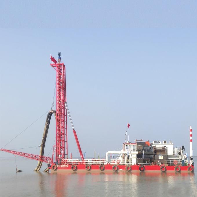 Heavy Dredging Ship Bucket Wheel 浚渫船 working site