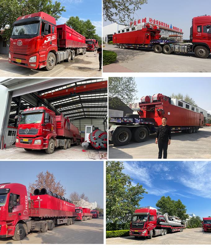 Heavy Type Diesel Engine Power cutter suction 浚渫船 ship during road transportation
