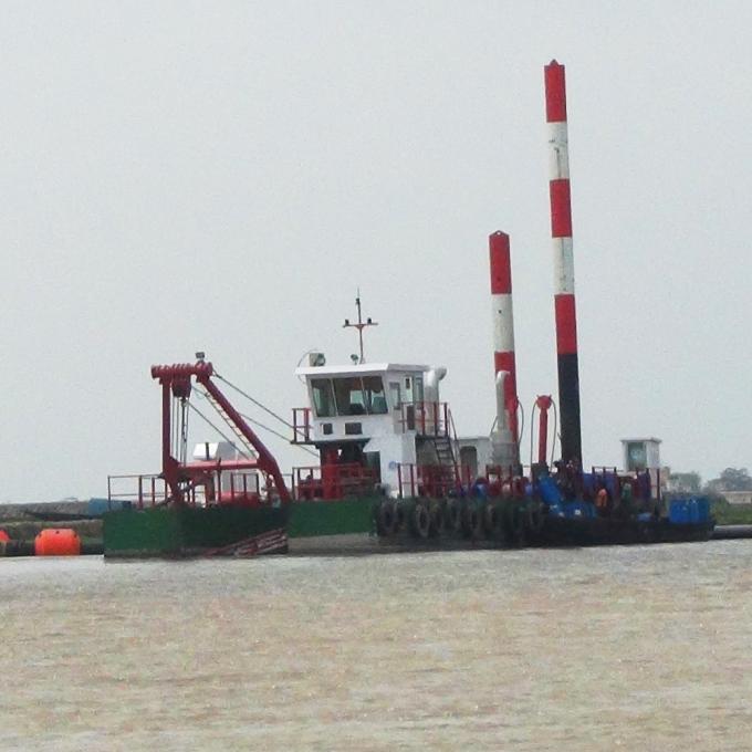 JMD650 Heavy Type Diesel Engine Power cutter suction 浚渫船 ship at working site