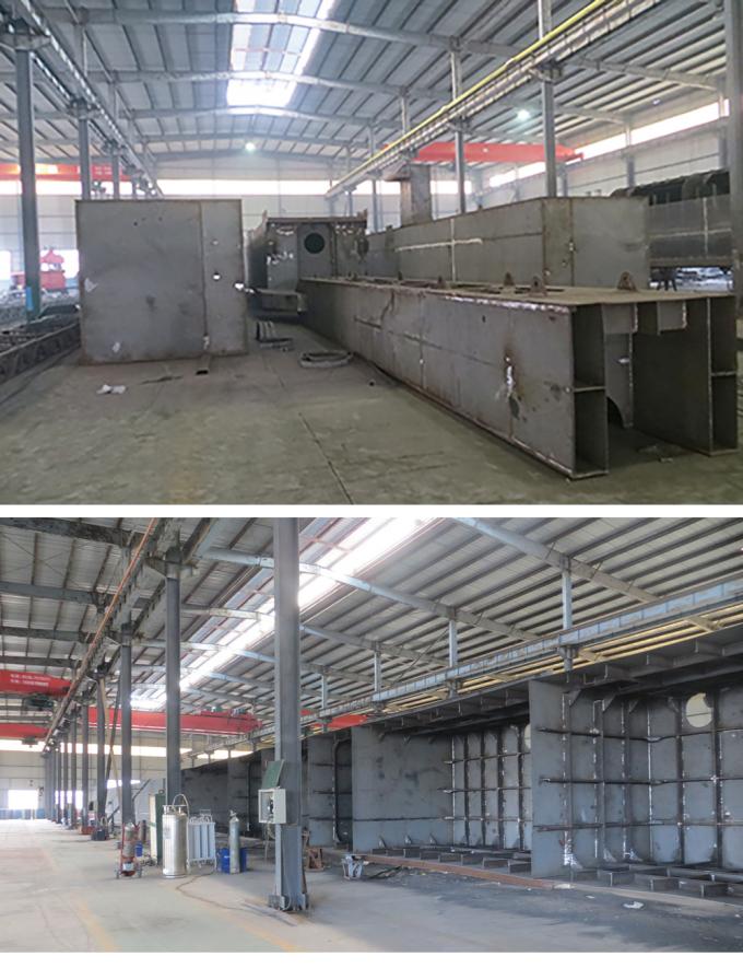 浚渫船 equipment assembly in workshop