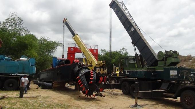 JMD550D 浚渫船 in operation