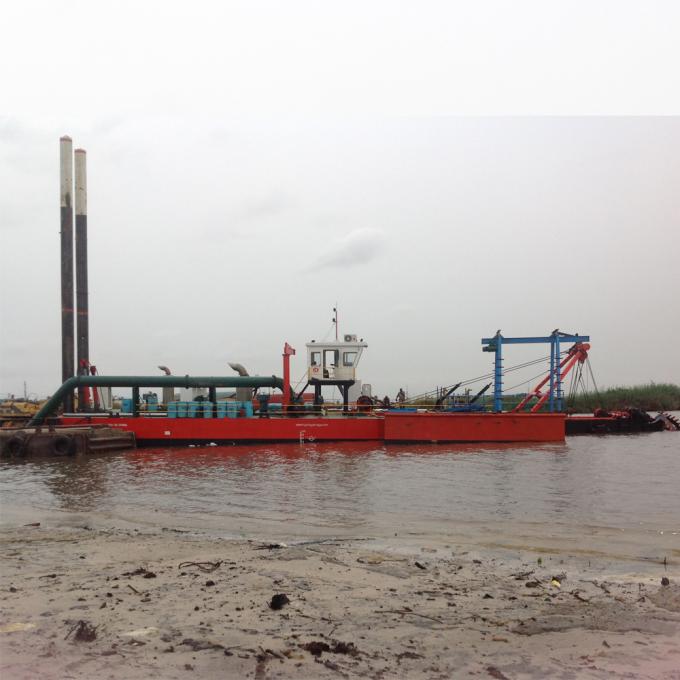 JMD650 26inch river 浚渫船 in working site