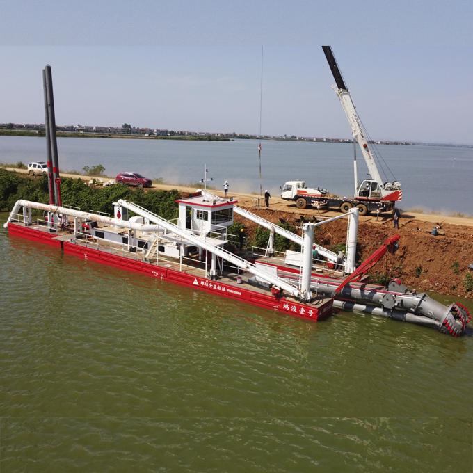 JMD550 22inch cutter power suction 浚渫船 in working site