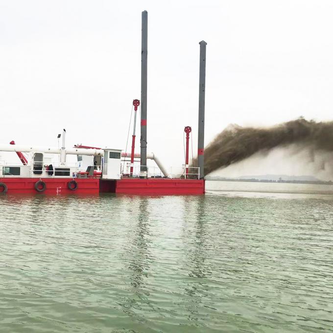 JMD550 cutter power suction 浚渫船 working