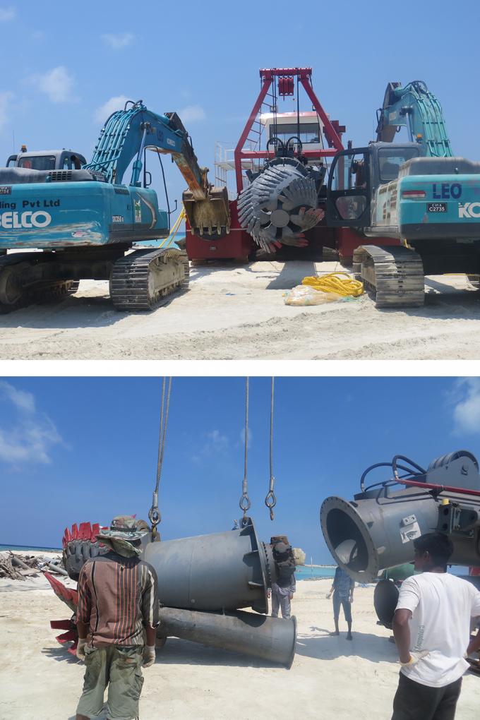 JMD550 22inch cutter suction 浚渫船 working site