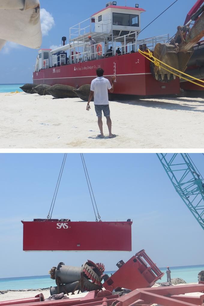 JMD450 Dredging Suction 浚渫船 Ship installation and training