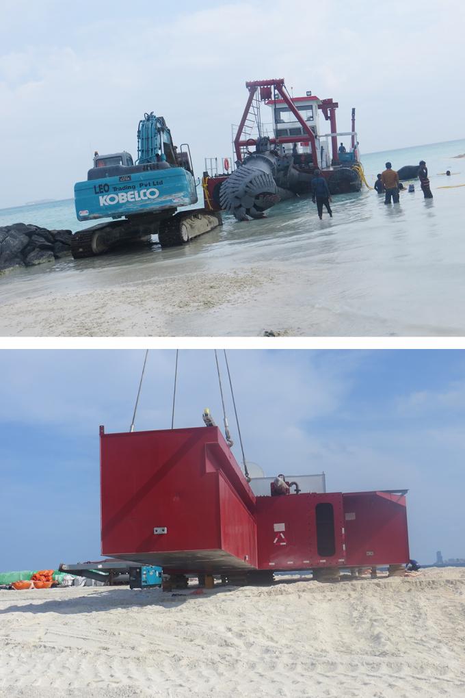 JMD550 River 浚渫船 installation and training