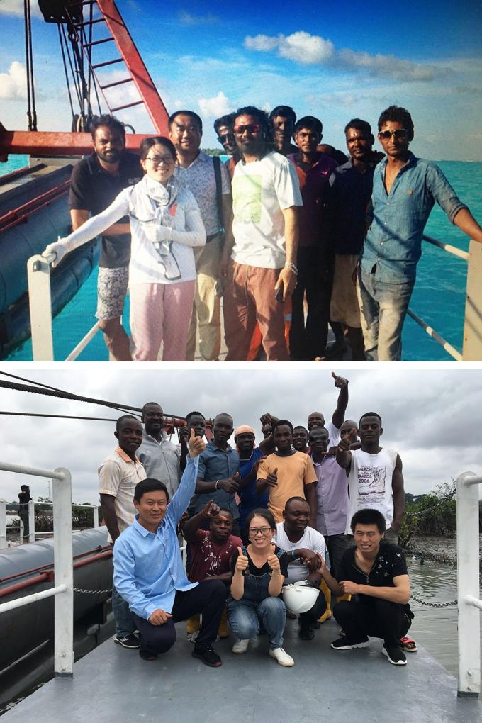 Crew training session on 浚渫船 operations