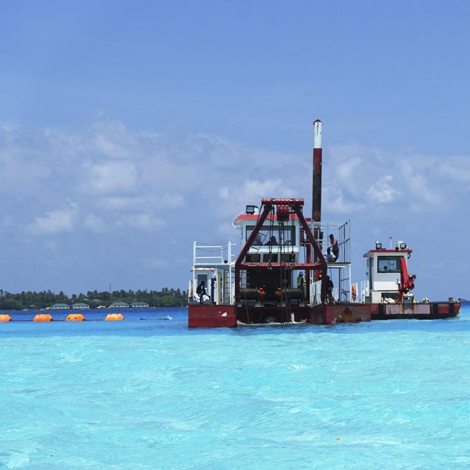 JMD550 River 浚渫船 in working site