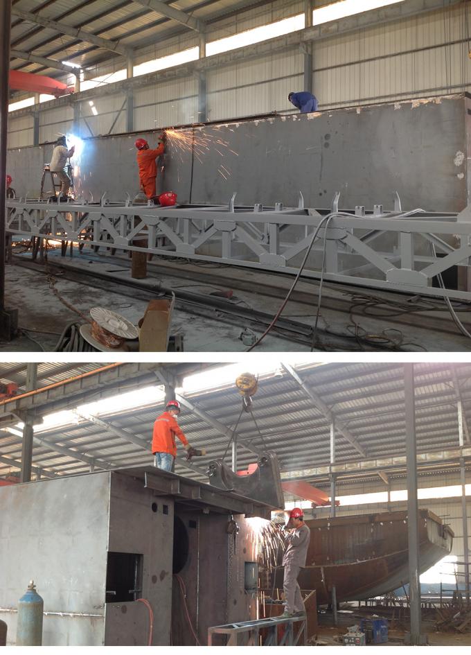 Weifang Jin Meng 浚渫船 Company Daily Welding Work