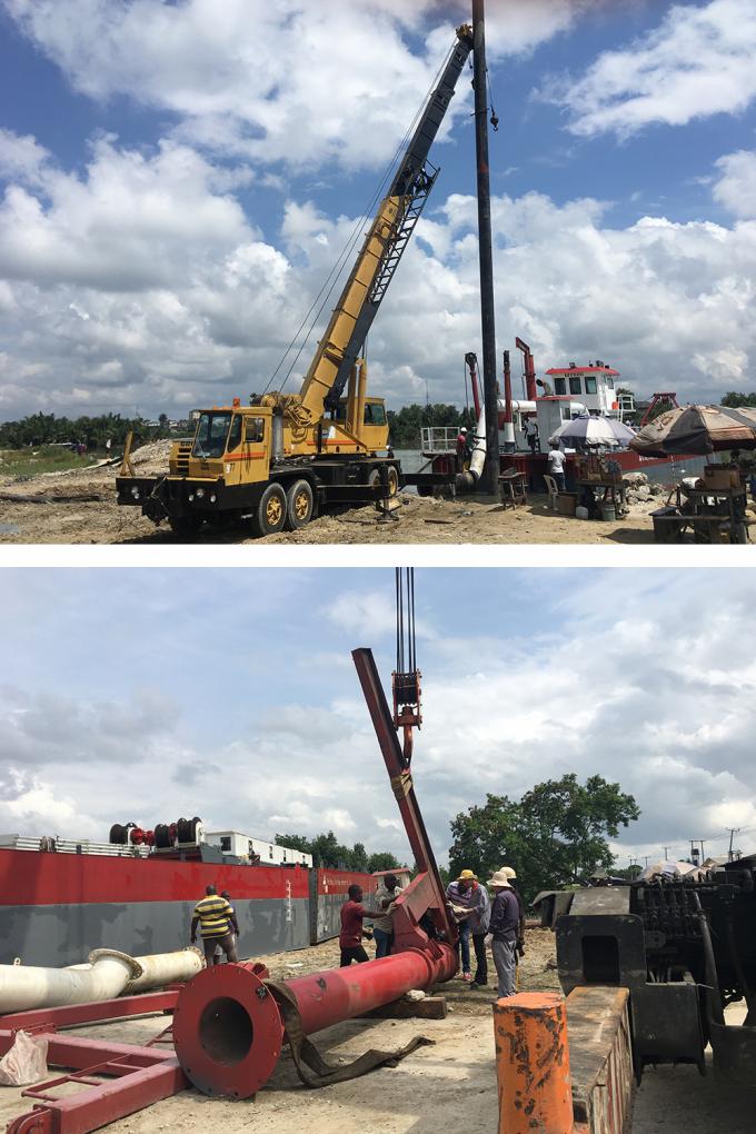 JMD450 Cutter Suction 浚渫船 Working Site Assembly and Training