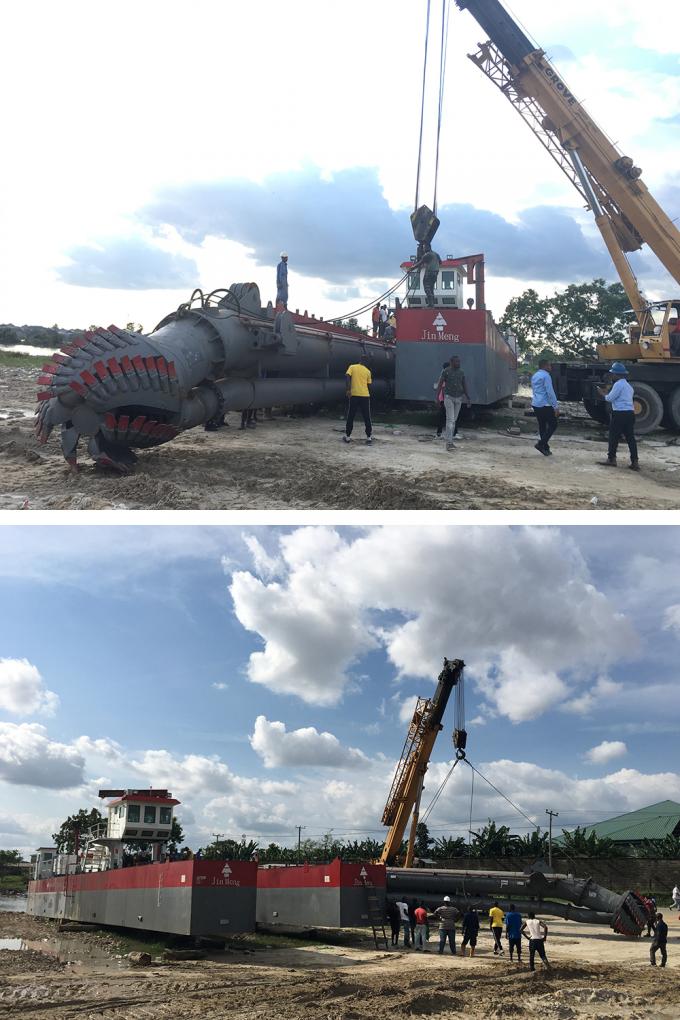 JMD650 Cutter Diesel 浚渫船 Installation Process