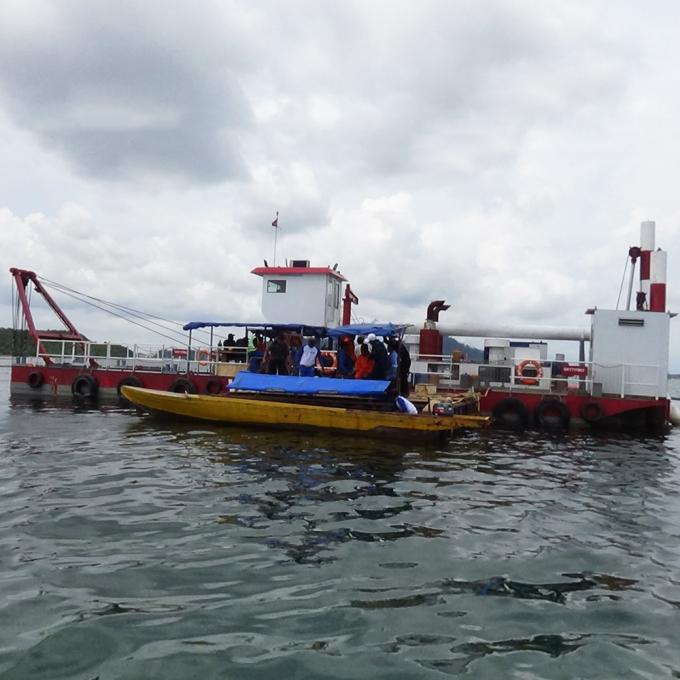 JMD450 Sand 浚渫船 in Operation